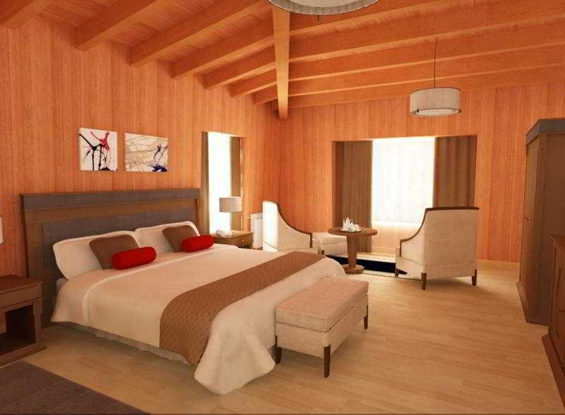 Alma Del Lago Suites & Spa Сан-Карлос-де-Барілоче Екстер'єр фото 3D rendering of a bedroom